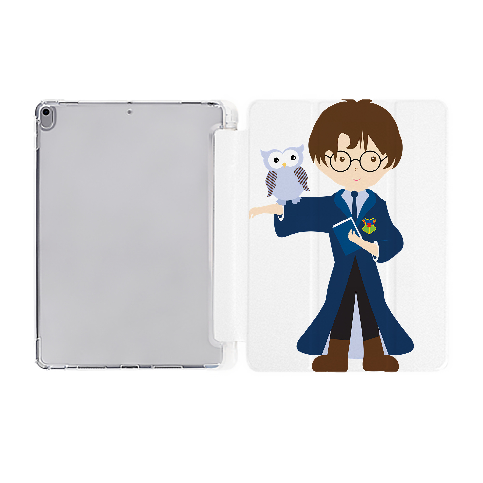 （画像用） Harry Potter ハリー・ポッターシリーズ IPad ケース ペン収納付き 三つ折りスタンド PUレザー×シリコン 対応機種9.5/10.5/10.9インチ